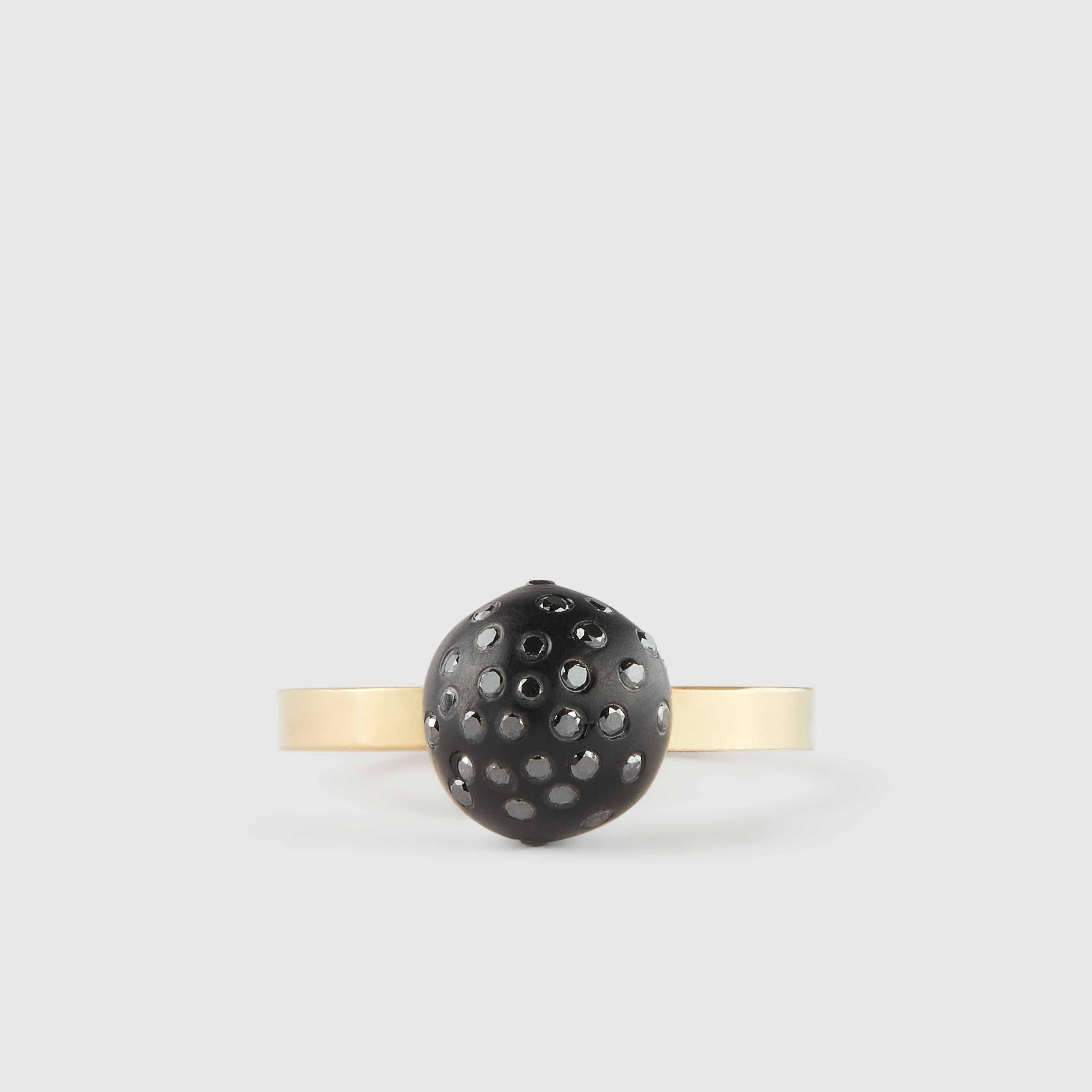Jacqueline Cullen - Women’s Cocktail Ring Small - (Black) by JACQUELINE CULLEN