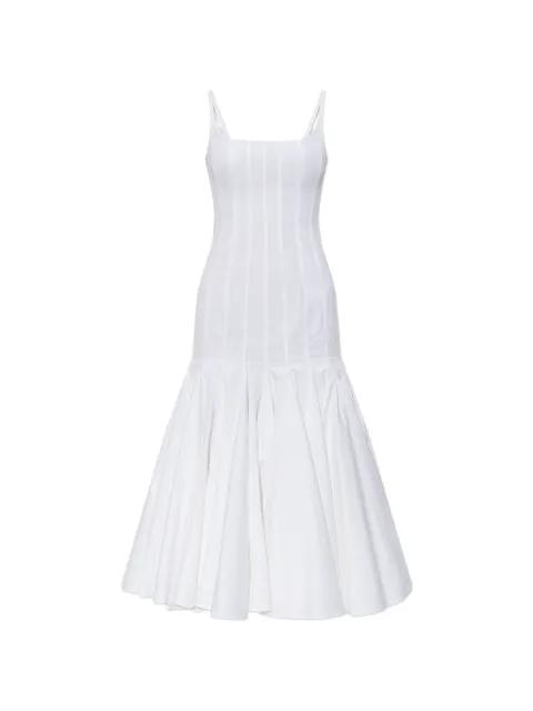 Agave pleated sleeveless dress by JACQUEMUS