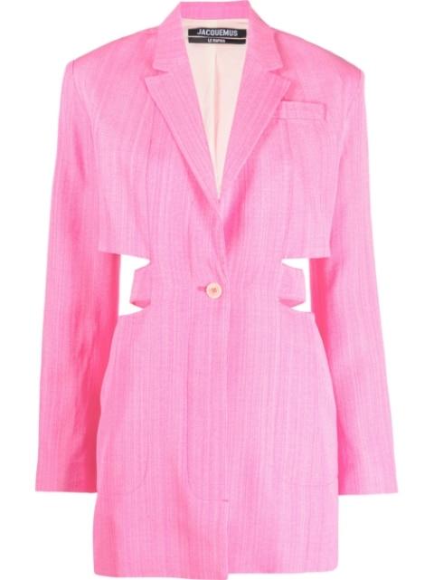 Bari cut-out tailored dress by JACQUEMUS