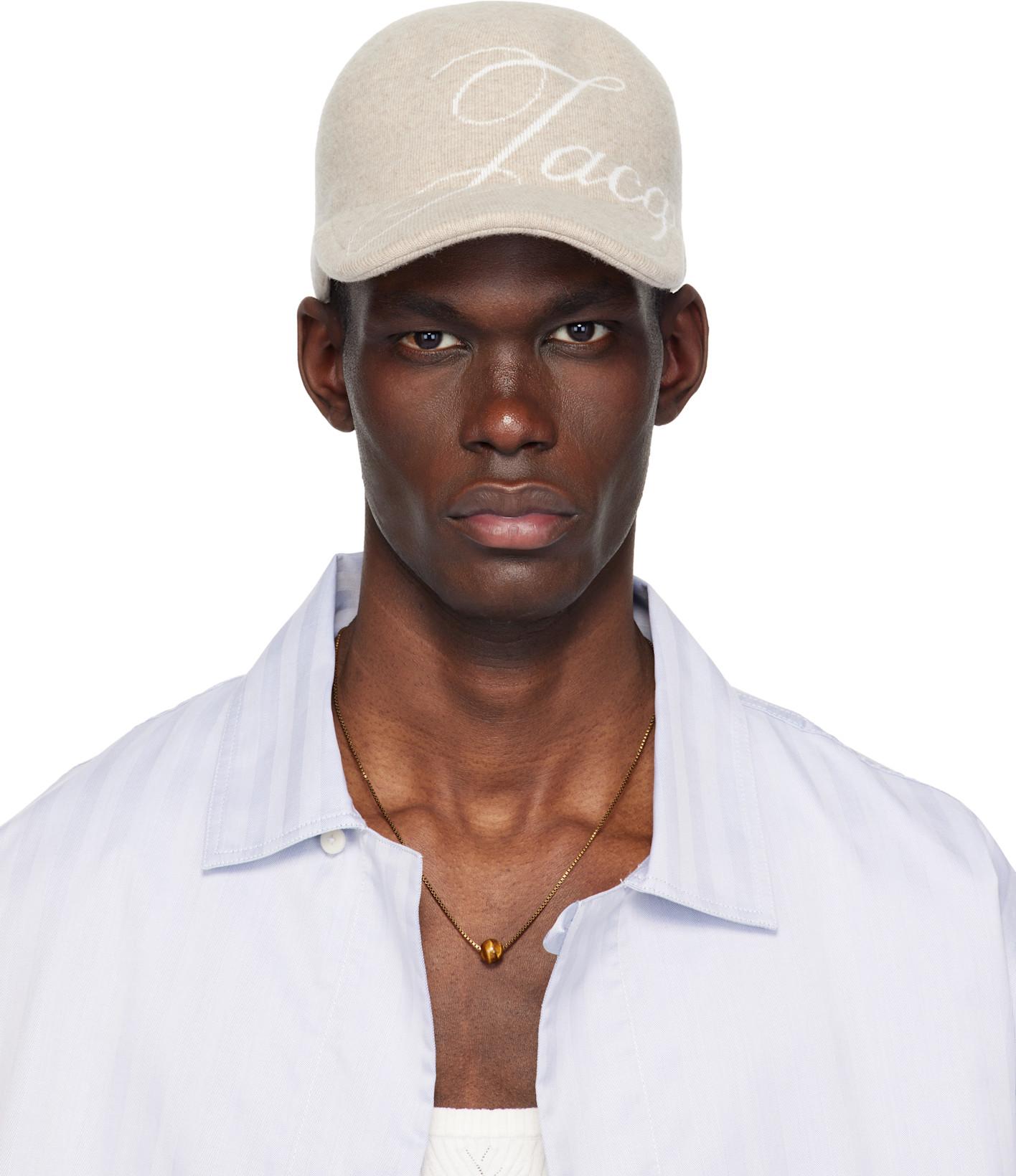 Beige 'The Atelier' Baseball Cap by JACQUEMUS