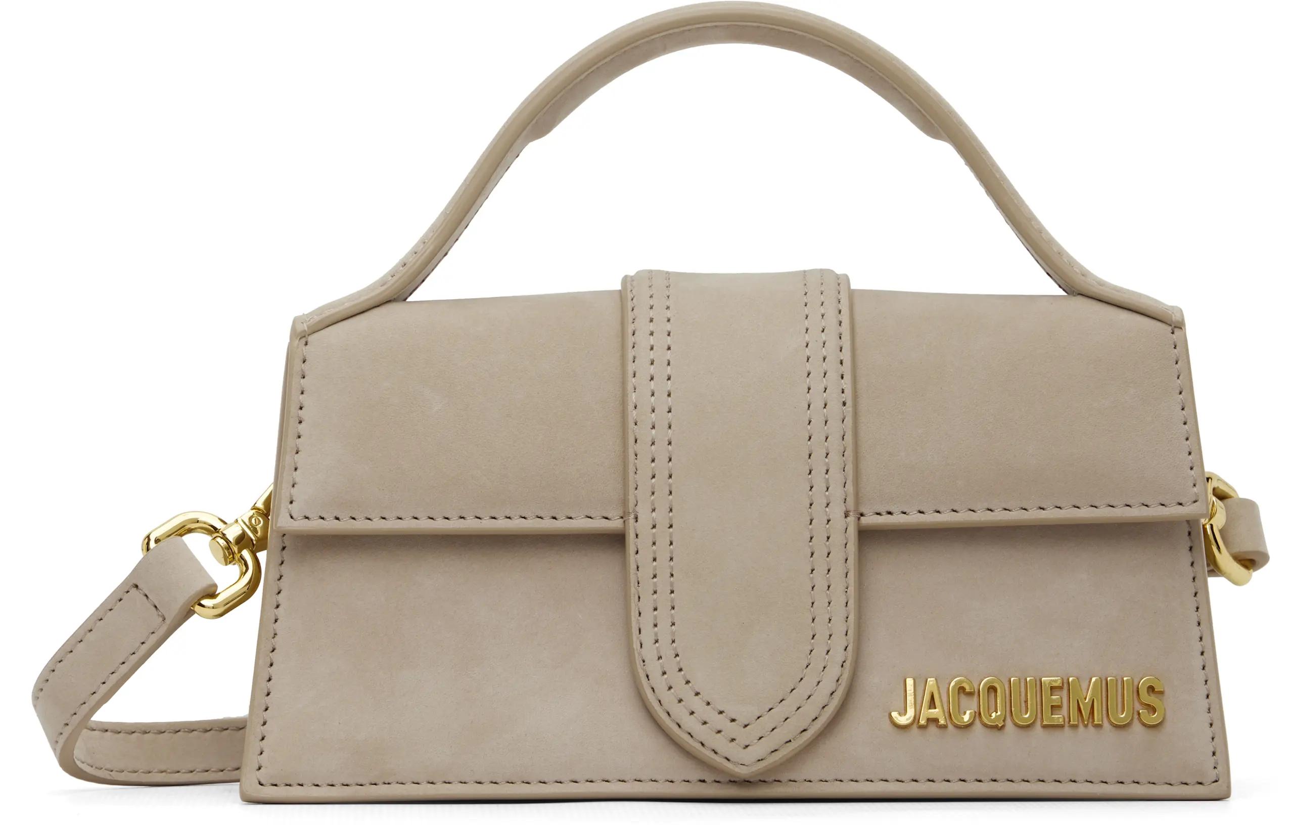 Beige 'The Bambino' Bag by JACQUEMUS