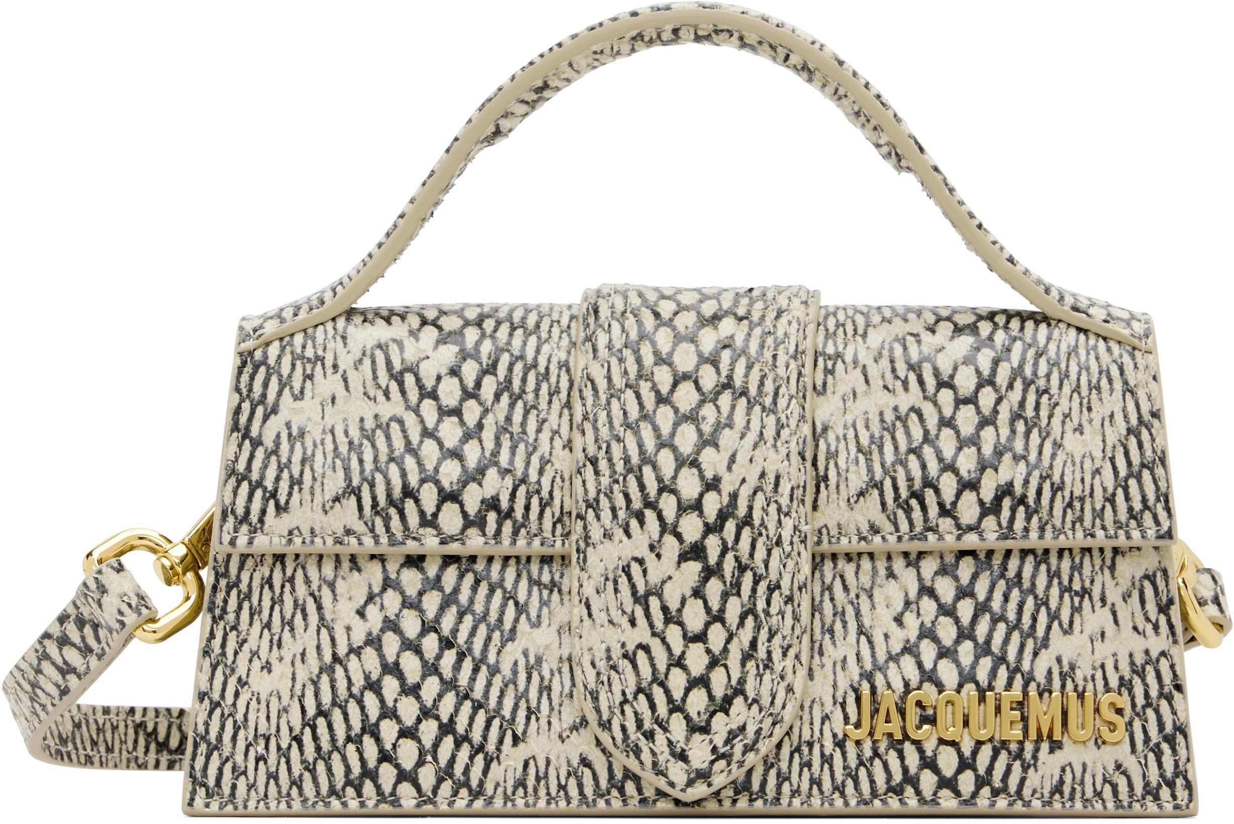 Beige 'The Bambino' Bag by JACQUEMUS