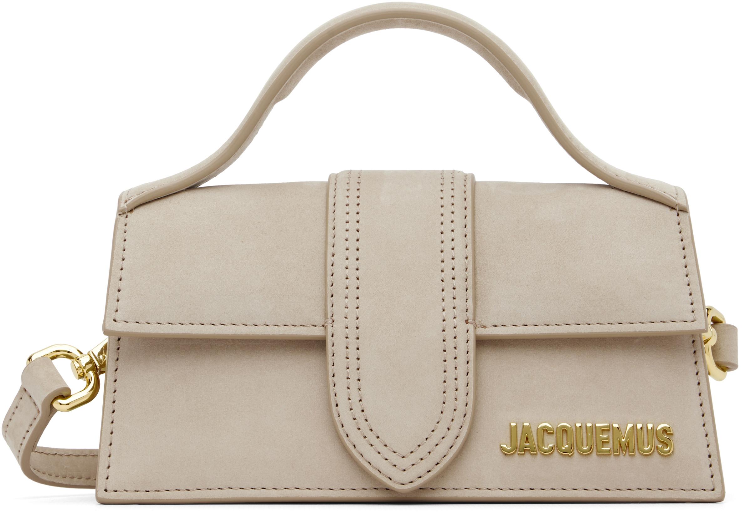 Beige 'The Bambino' Bag by JACQUEMUS