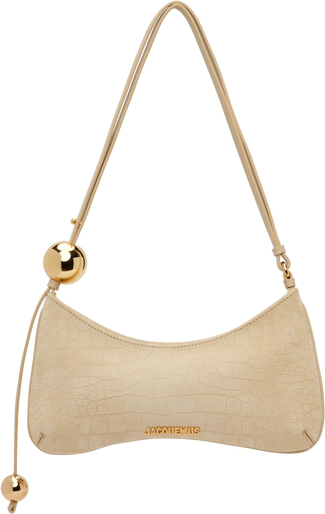 Beige 'The Bisou Perle' Bag by JACQUEMUS