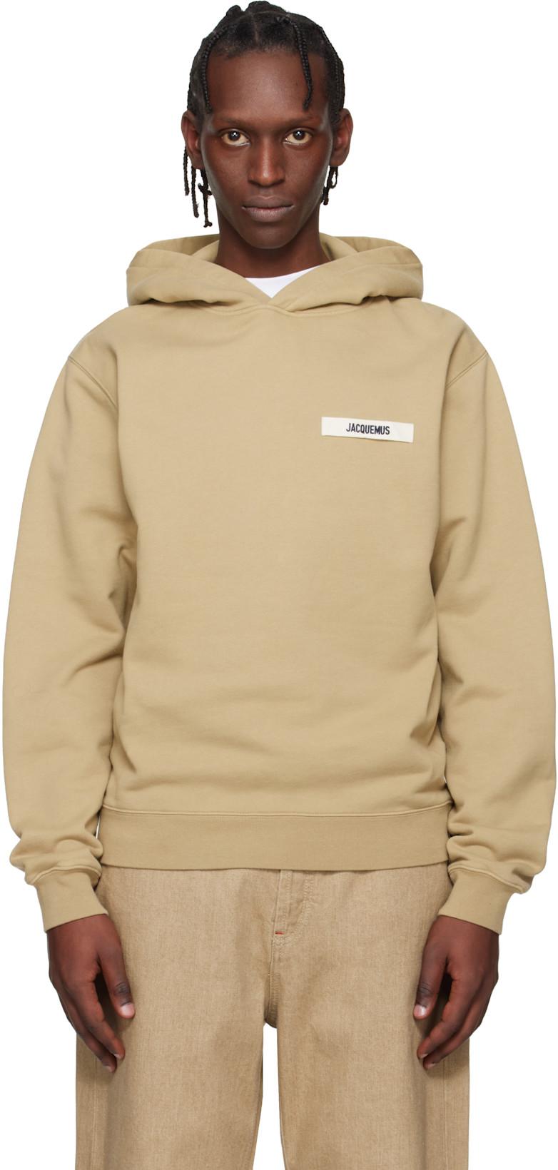 Beige 'The Gros Grain' Hoodie by JACQUEMUS