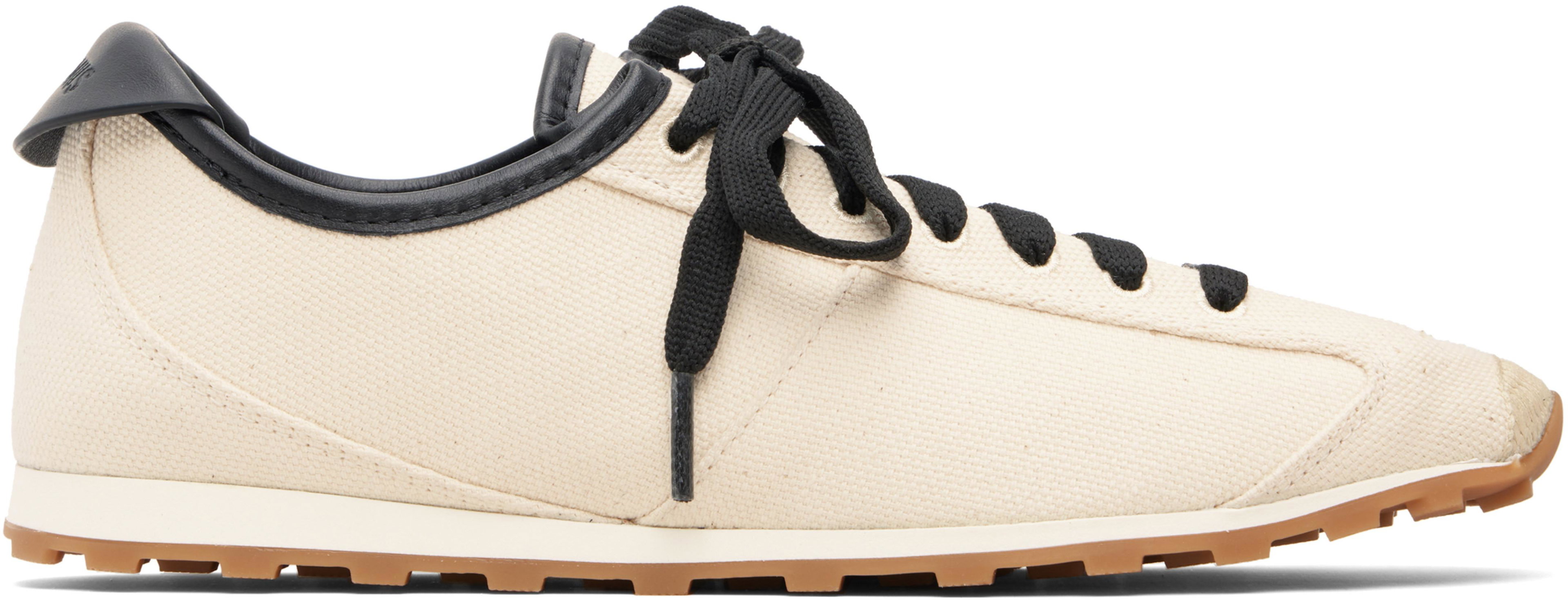 Beige 'The Tennis' Sneakers by JACQUEMUS