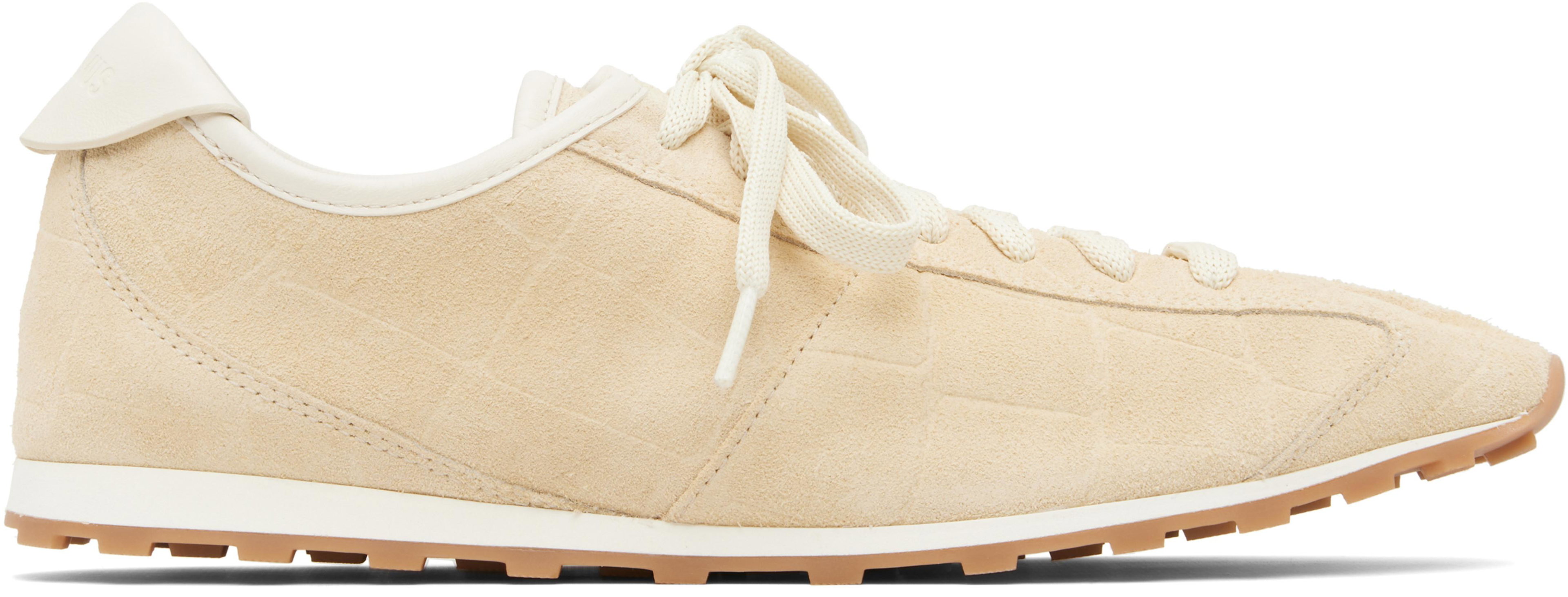 Beige 'The Tennis' Sneakers by JACQUEMUS