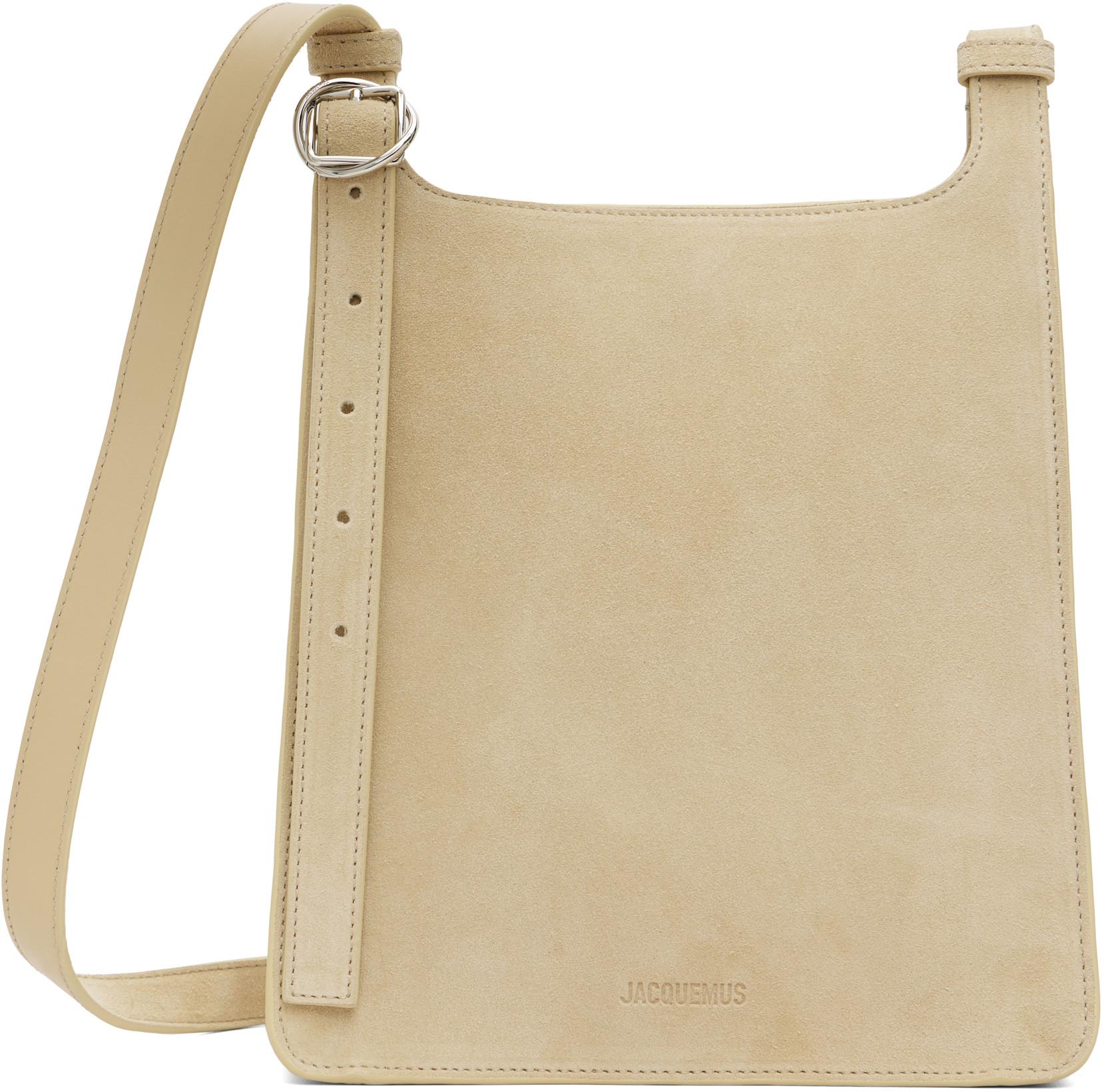 Beige 'The small Tablier' Bag by JACQUEMUS