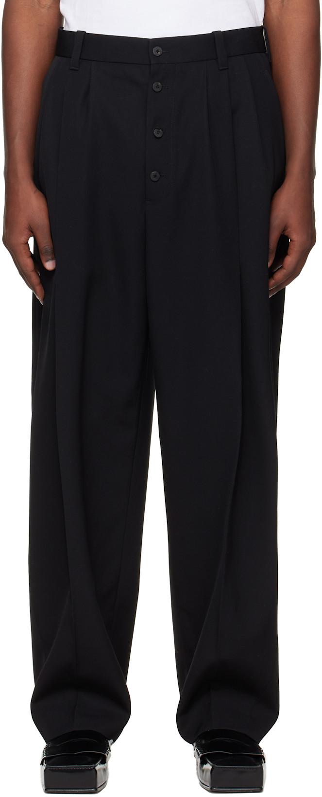 Black La Croisière 'The Fernando' Trousers by JACQUEMUS