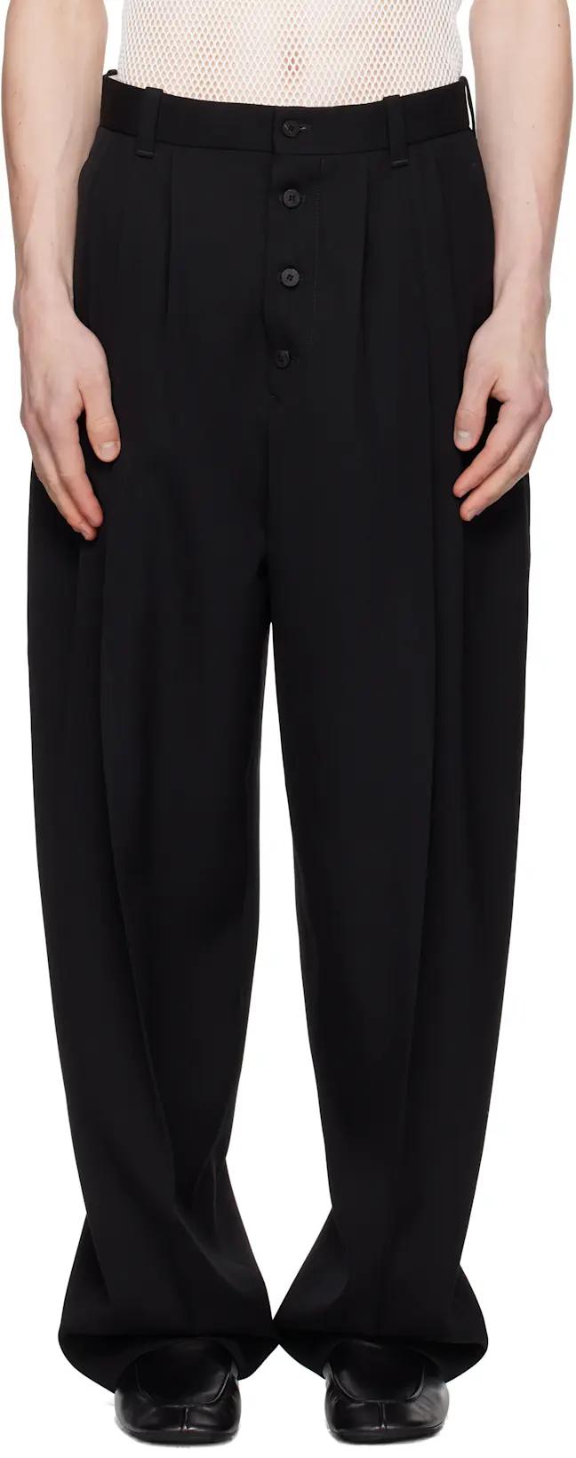 Black La Croisière 'The Fernando' Trousers by JACQUEMUS