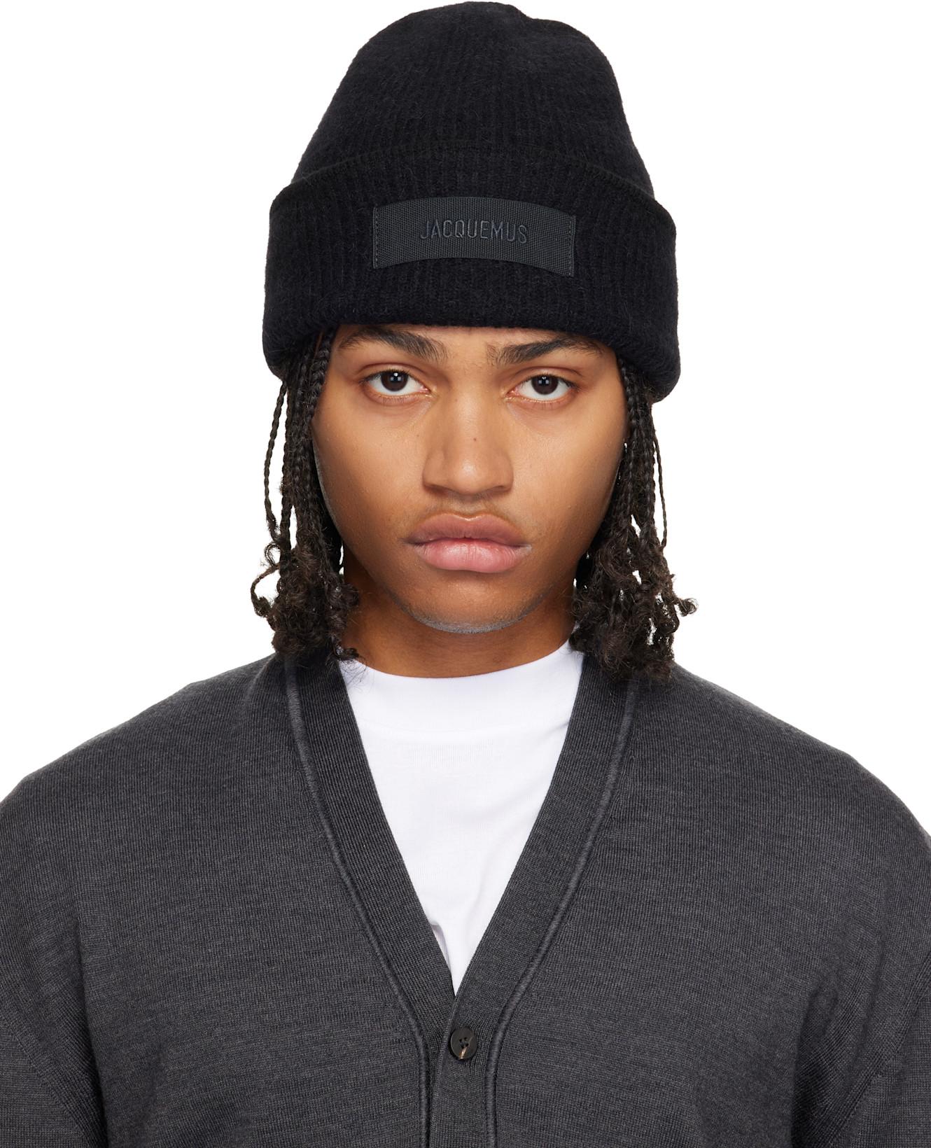 Black La Croisière 'The Gros Grain' Beanie by JACQUEMUS