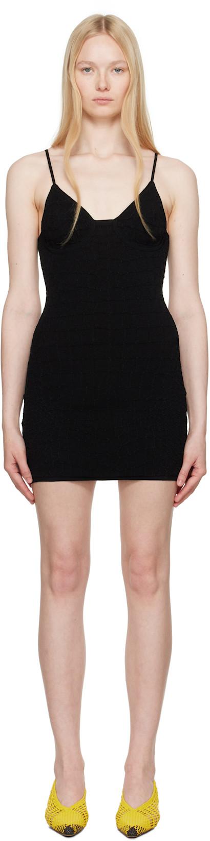 Black La Croisière 'The Scala' Minidress by JACQUEMUS
