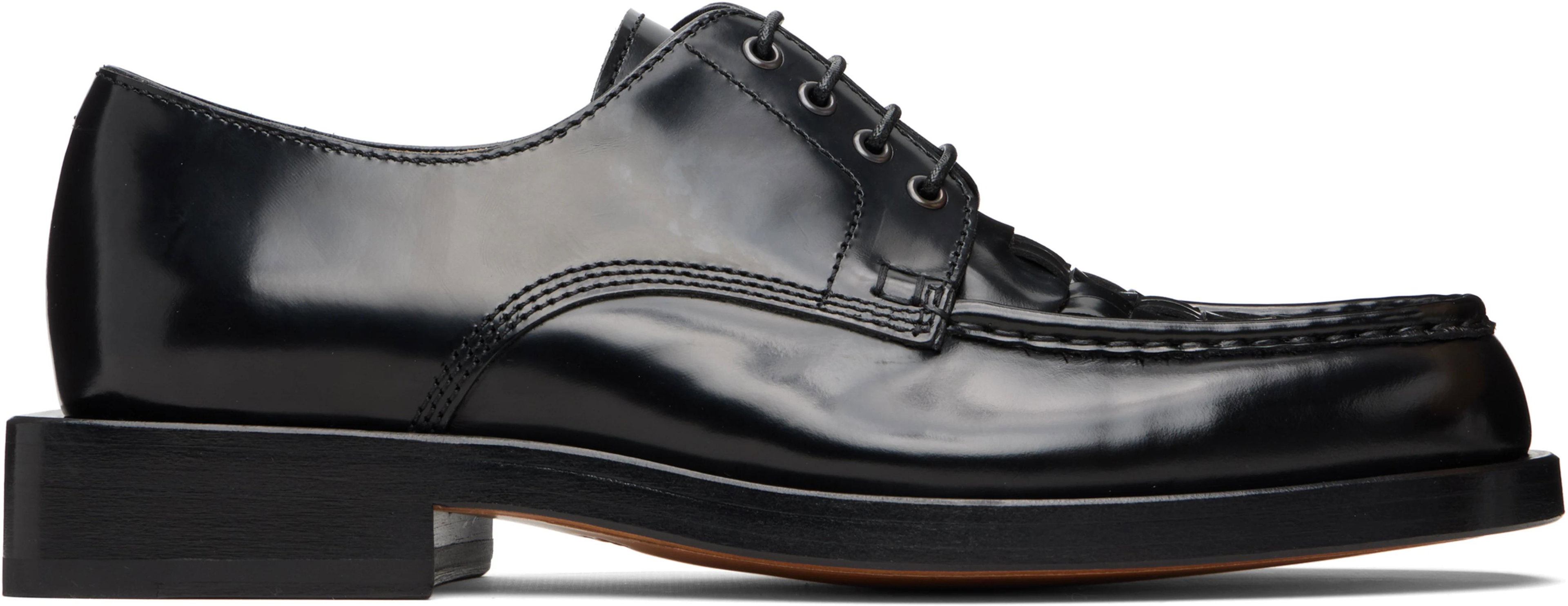 Black La Croisière 'The Woven' Derbies by JACQUEMUS
