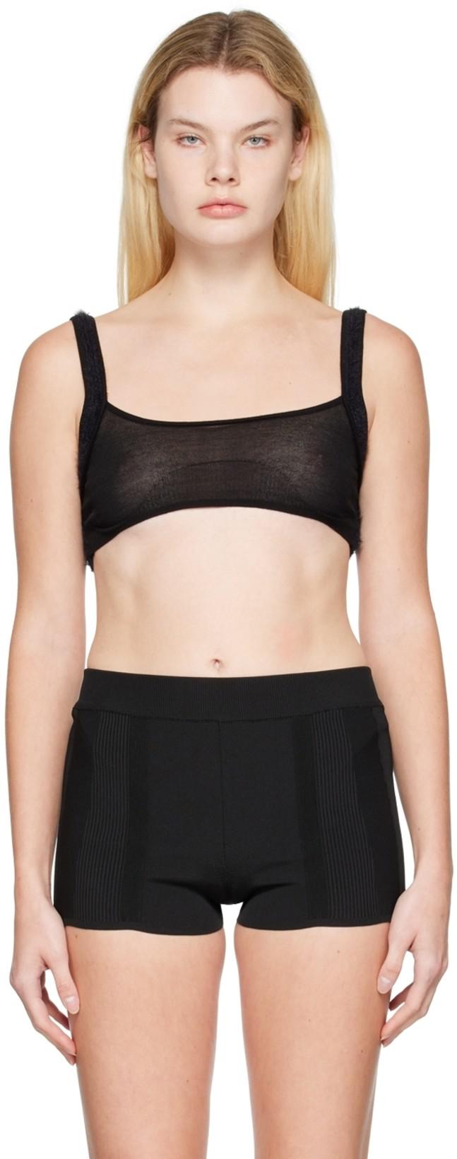 Black Le Papier 'Le Bandeau Ascosu' Bra by JACQUEMUS