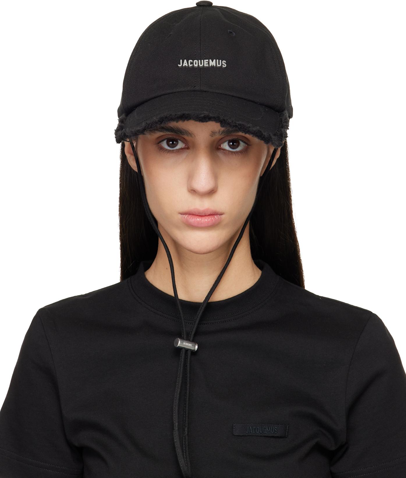 Black Les Classiques 'The Artichaut' Denim Cap by JACQUEMUS