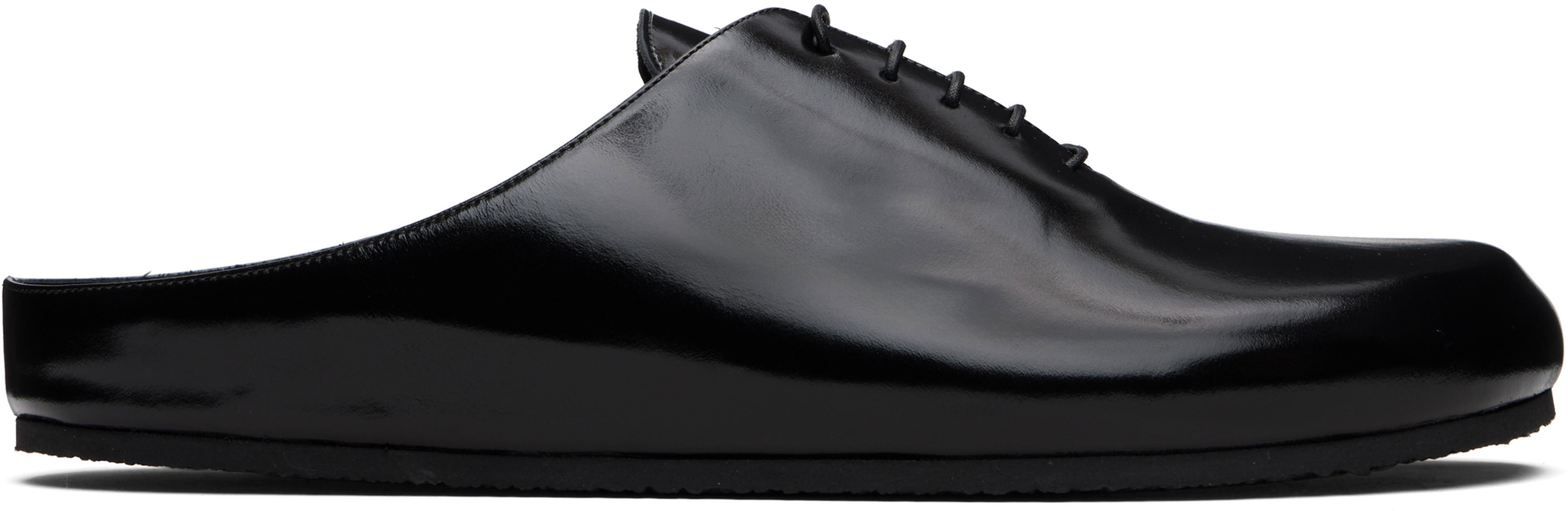 Black 'Les Mules Derbie' Derbys by JACQUEMUS