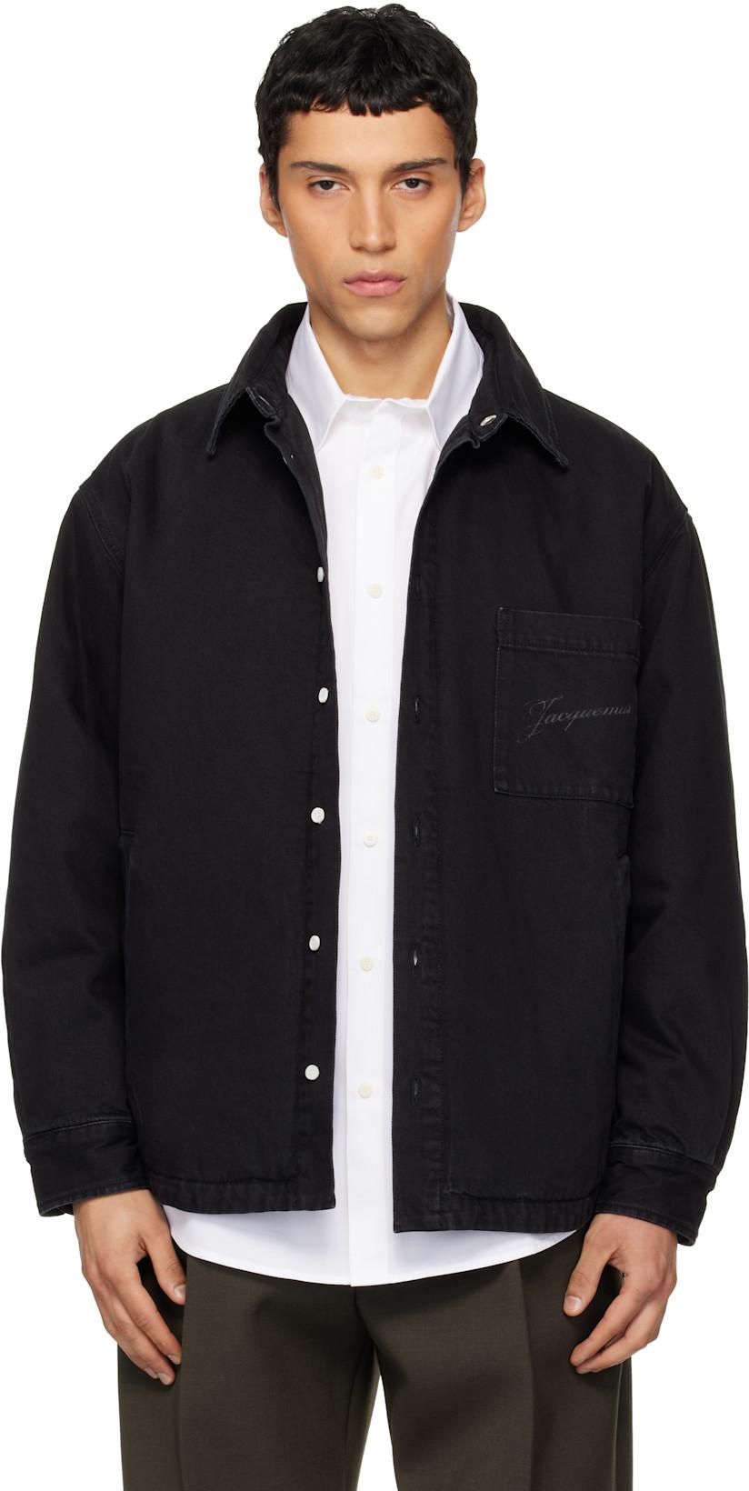 Black 'The Boulanger' Denim Shirt by JACQUEMUS
