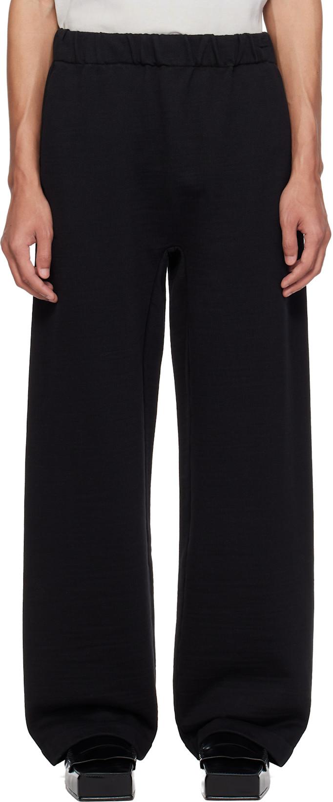 Black 'The Rond Carré' Sweatpants by JACQUEMUS