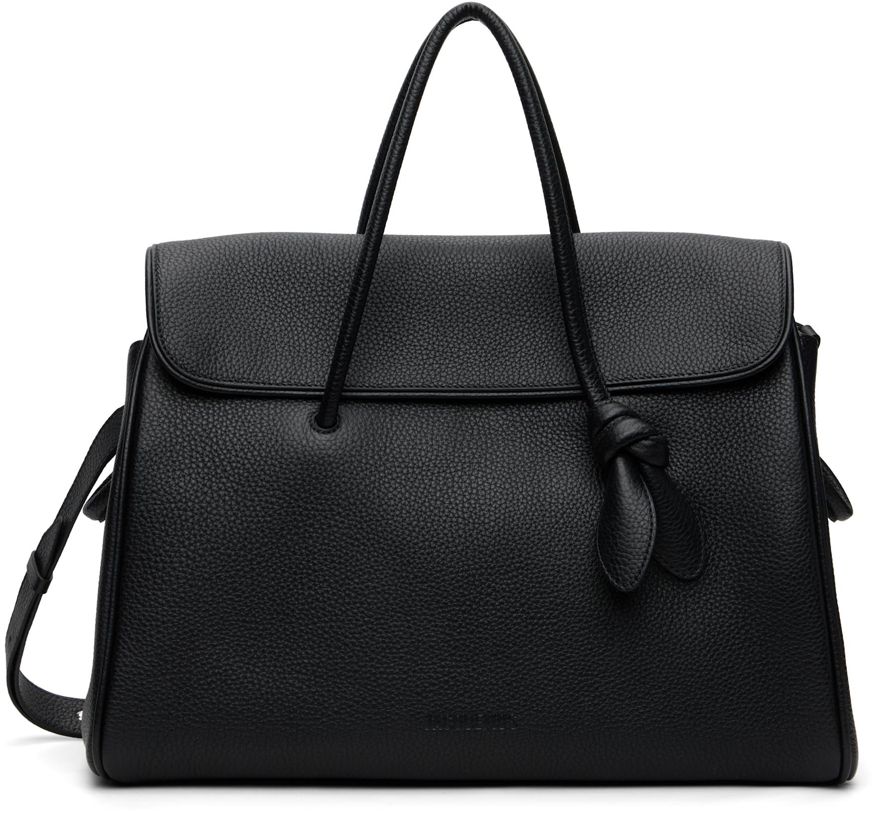 Black 'The Turismo shopper' Carryall Tote by JACQUEMUS
