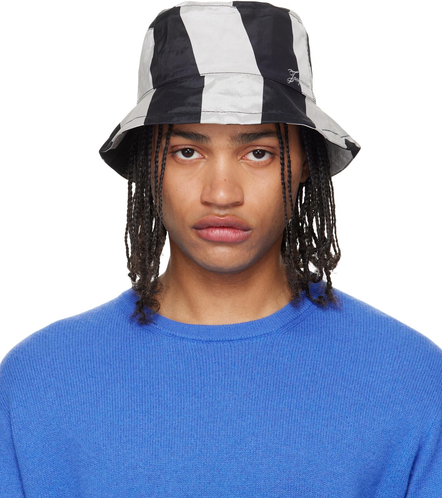 Black & Gray 'The Baluchon' Bucket Hat by JACQUEMUS