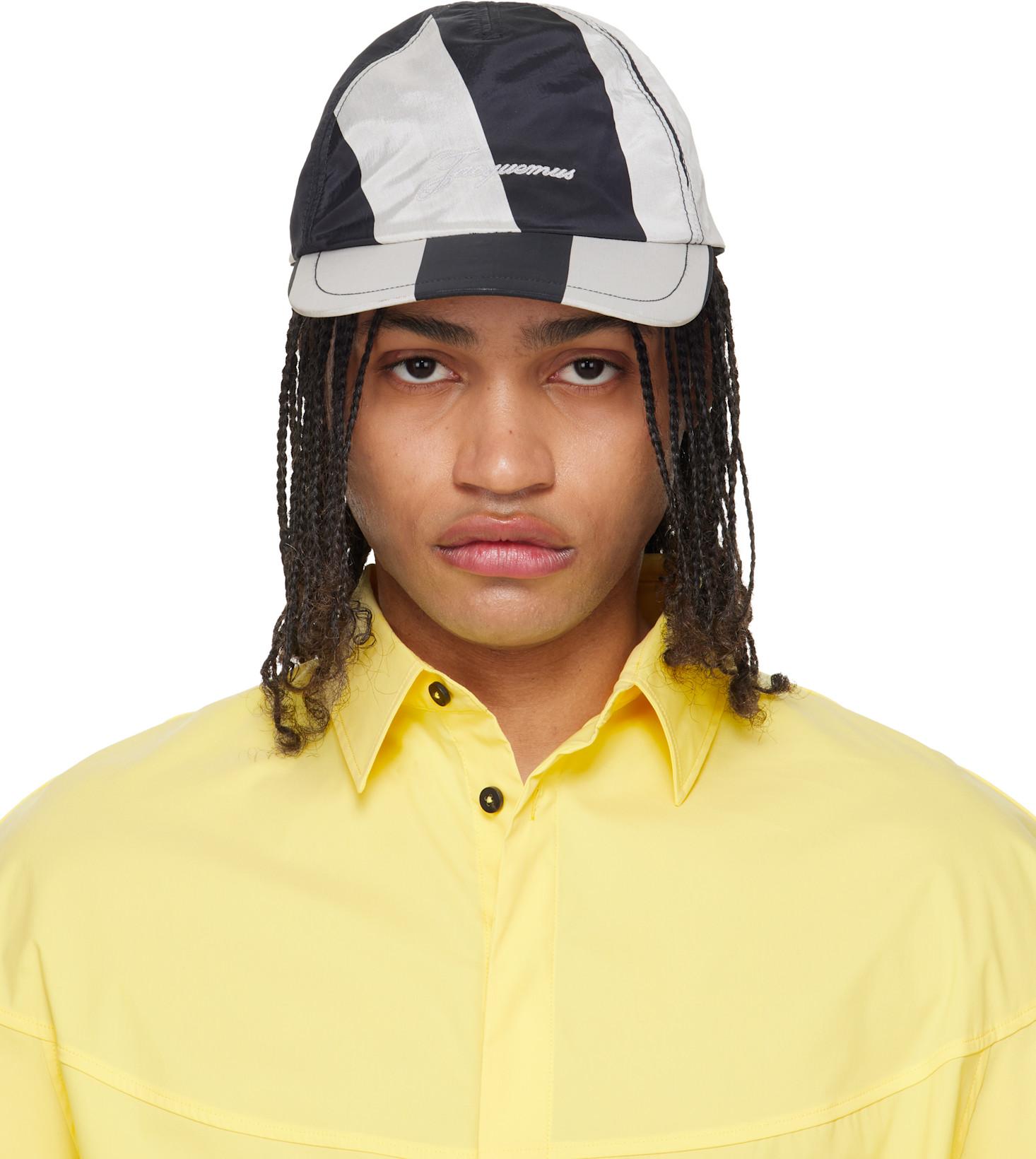Black & Gray 'The Baluchon baseball' Cap by JACQUEMUS