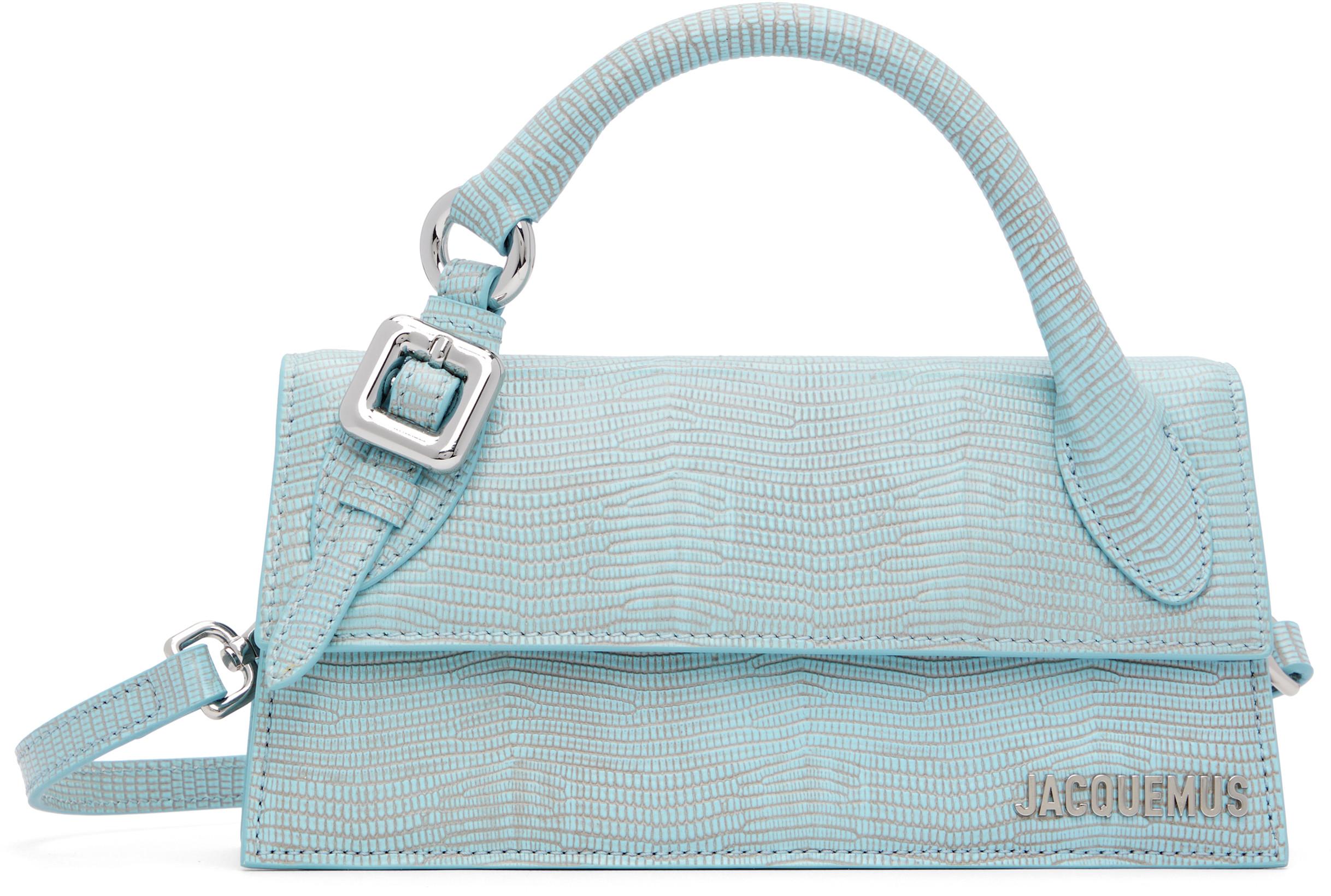 Blue La Croisière 'Le Chiquito Long Boucle' Bag by JACQUEMUS