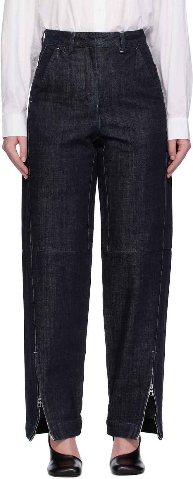 Blue La Croisière 'The de-Nîmes denim cargo' Jeans by JACQUEMUS