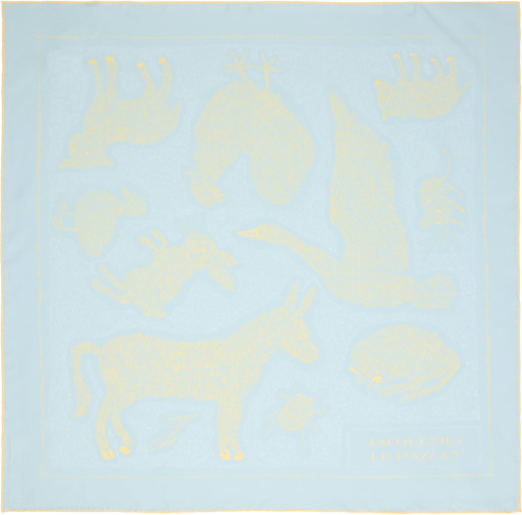 Blue 'Le Paysan' Scarf by JACQUEMUS