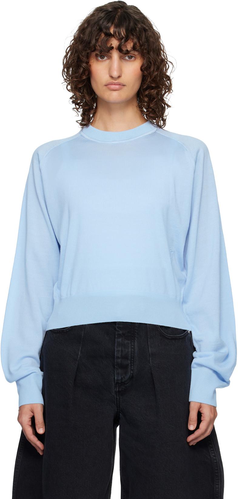 Blue 'The J' Sweater by JACQUEMUS