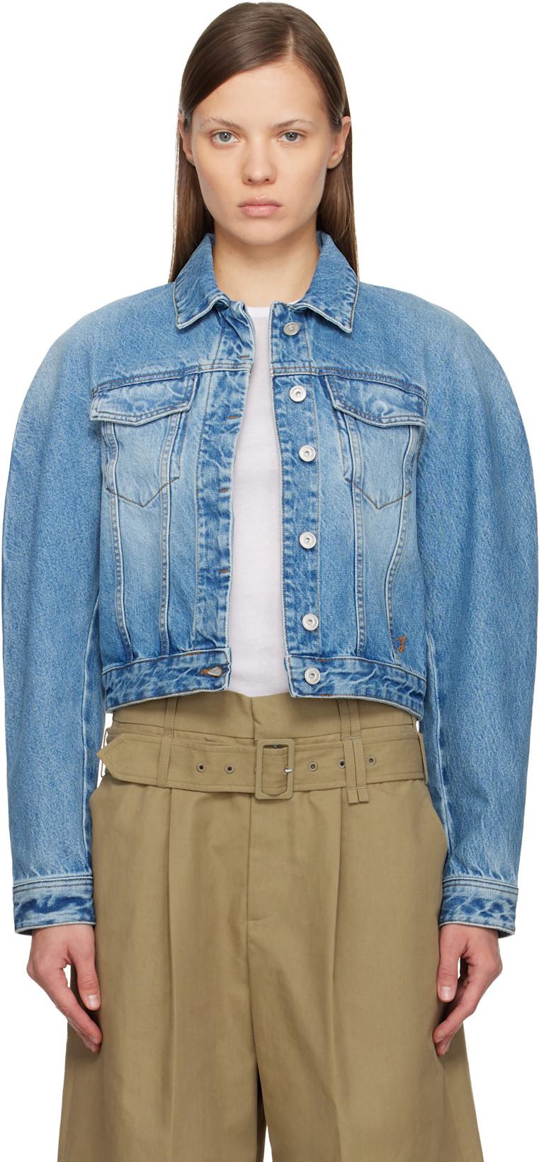 Blue 'The Ovalo de-Nîmes' Denim Jacket by JACQUEMUS