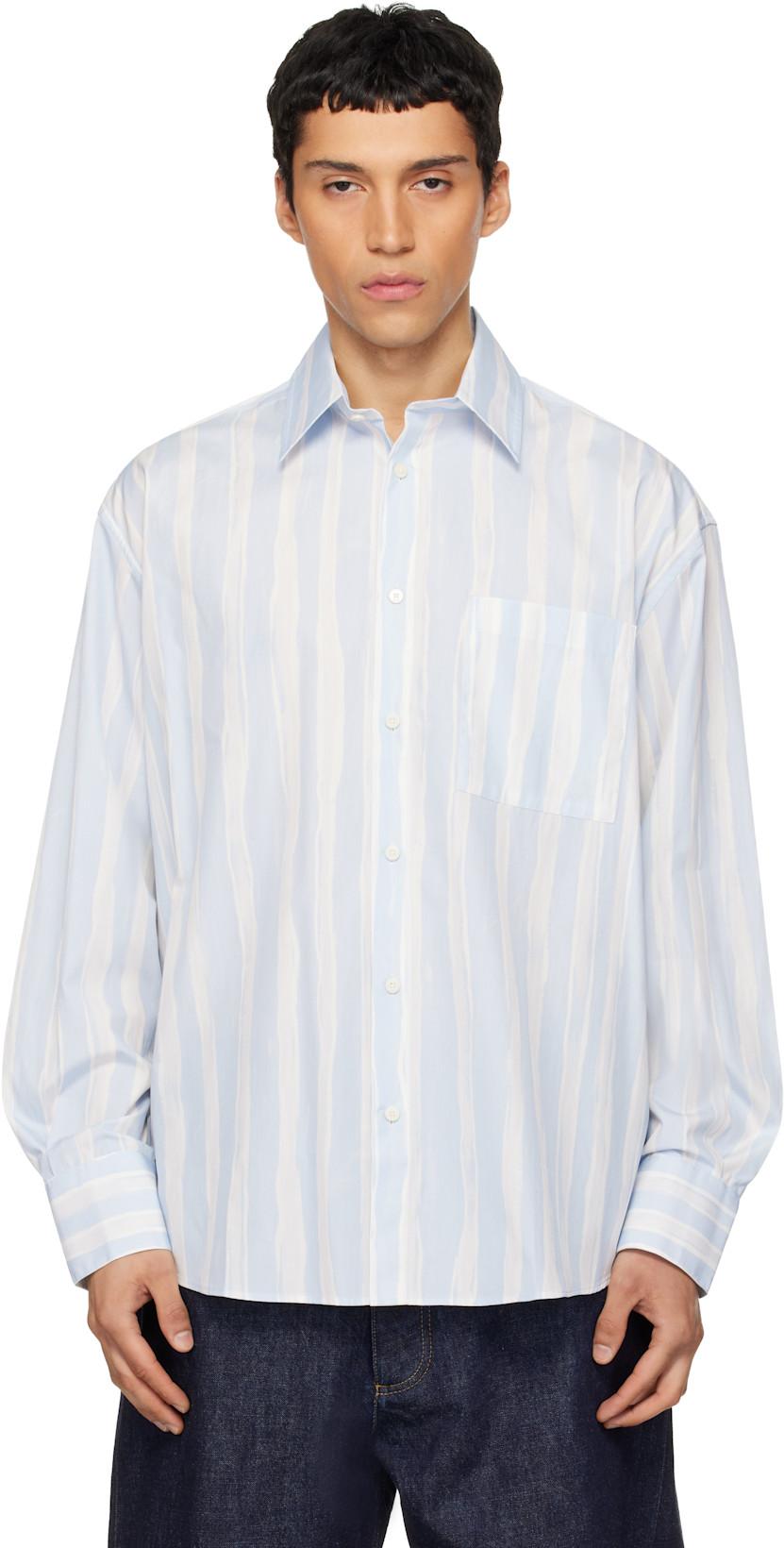 Blue & Off-White 'The Camargue' Shirt by JACQUEMUS