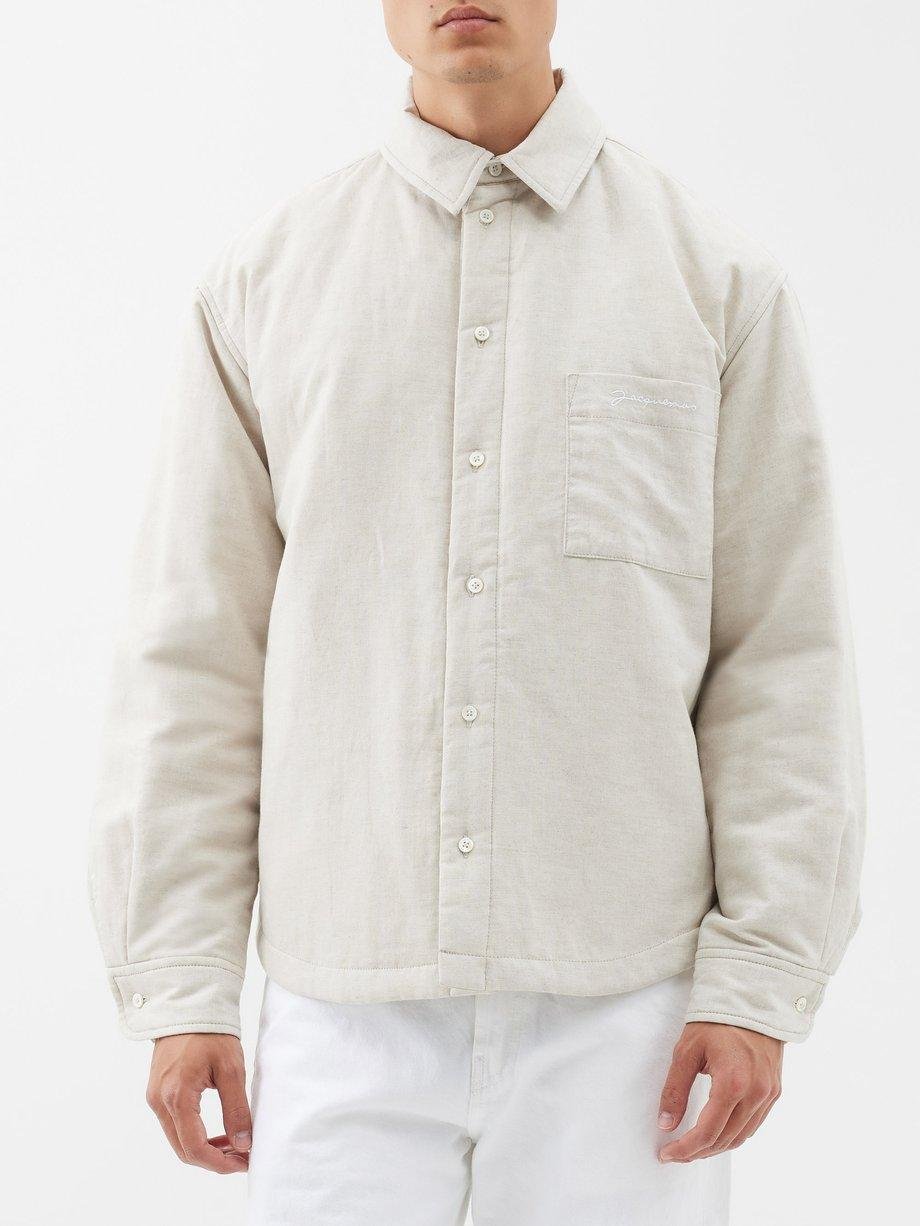 Boulanger padded cotton-blend shirt by JACQUEMUS