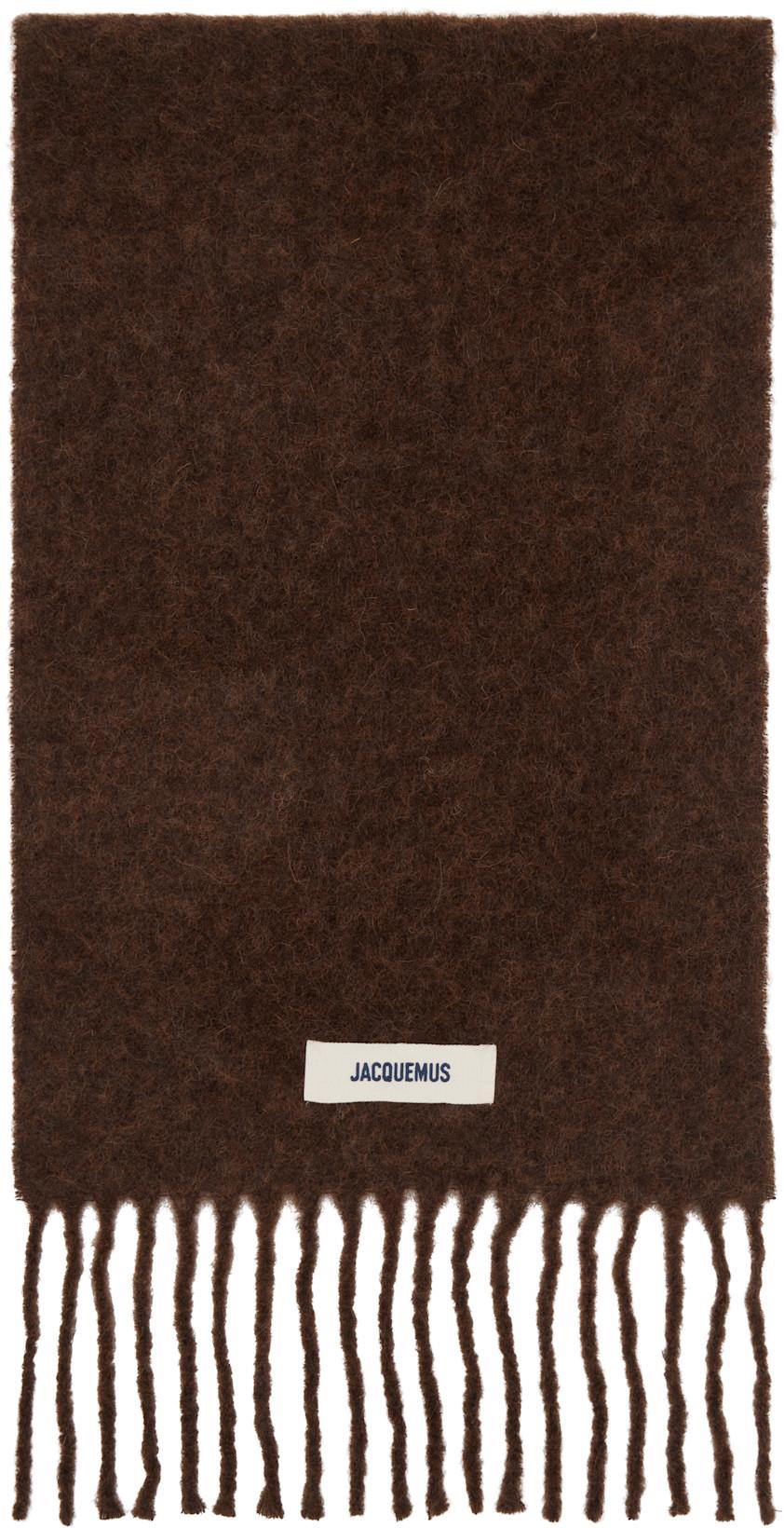 Brown La Casa 'The Carro' Scarf by JACQUEMUS