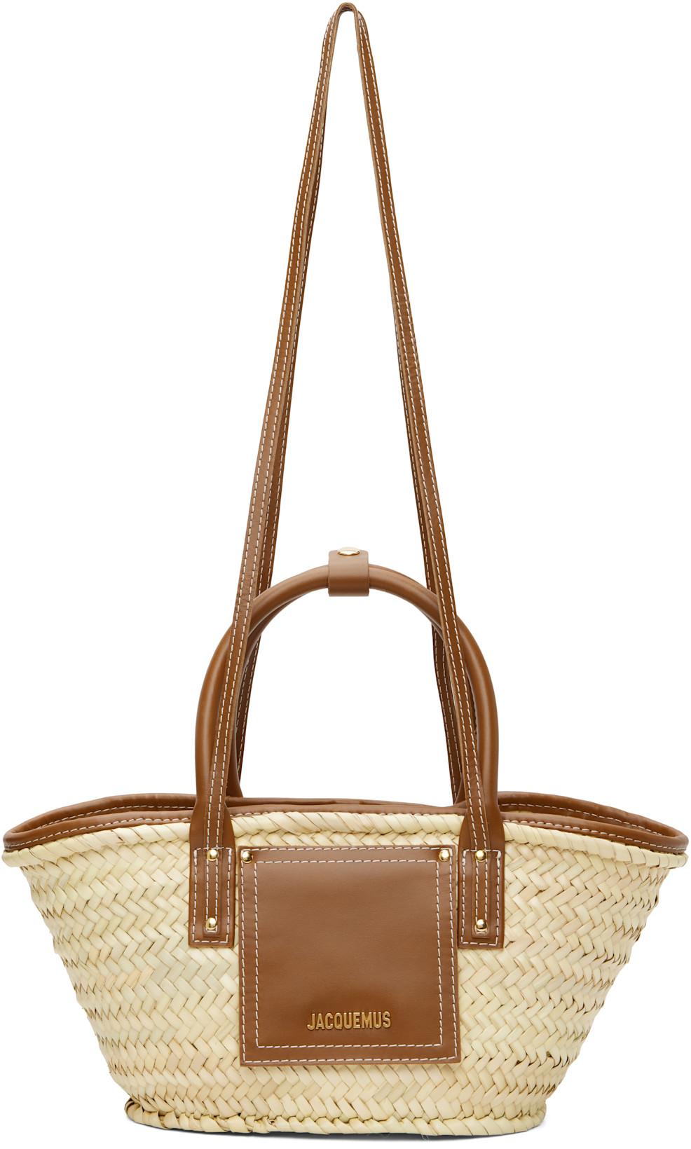 Brown Les Classiques 'The small Soli basket' Bag by JACQUEMUS