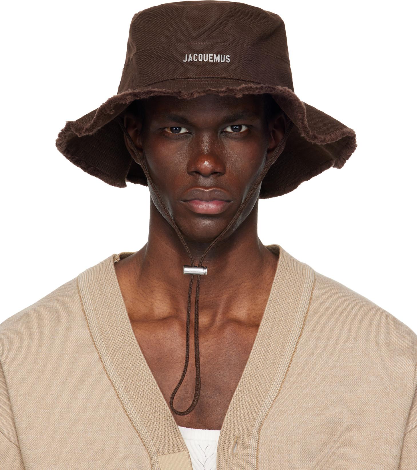 Brown 'The Artichaut' Bucket Hat by JACQUEMUS