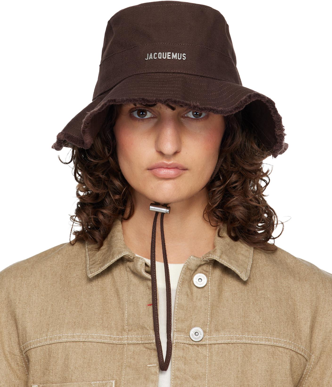 Brown 'The Artichaut' Bucket Hat by JACQUEMUS