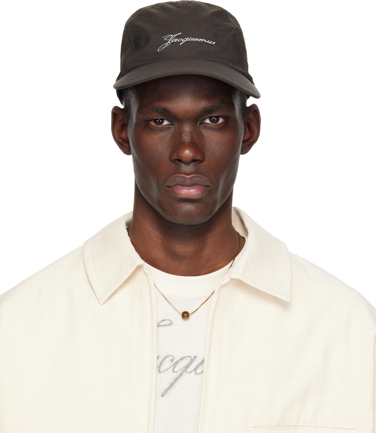 Brown 'The Baluchon' Baseball Cap by JACQUEMUS