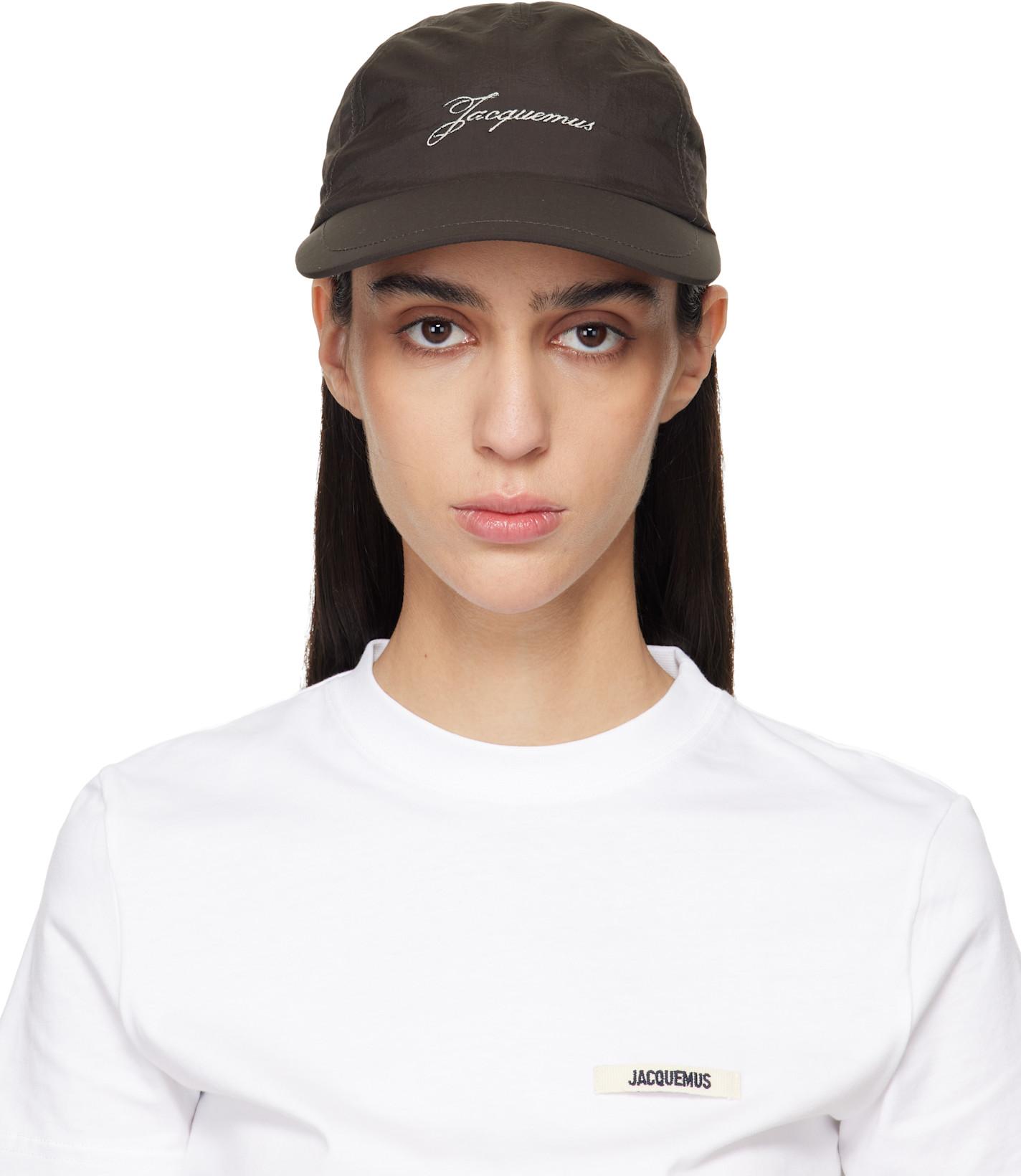 Brown 'The Baluchon' Baseball Cap by JACQUEMUS