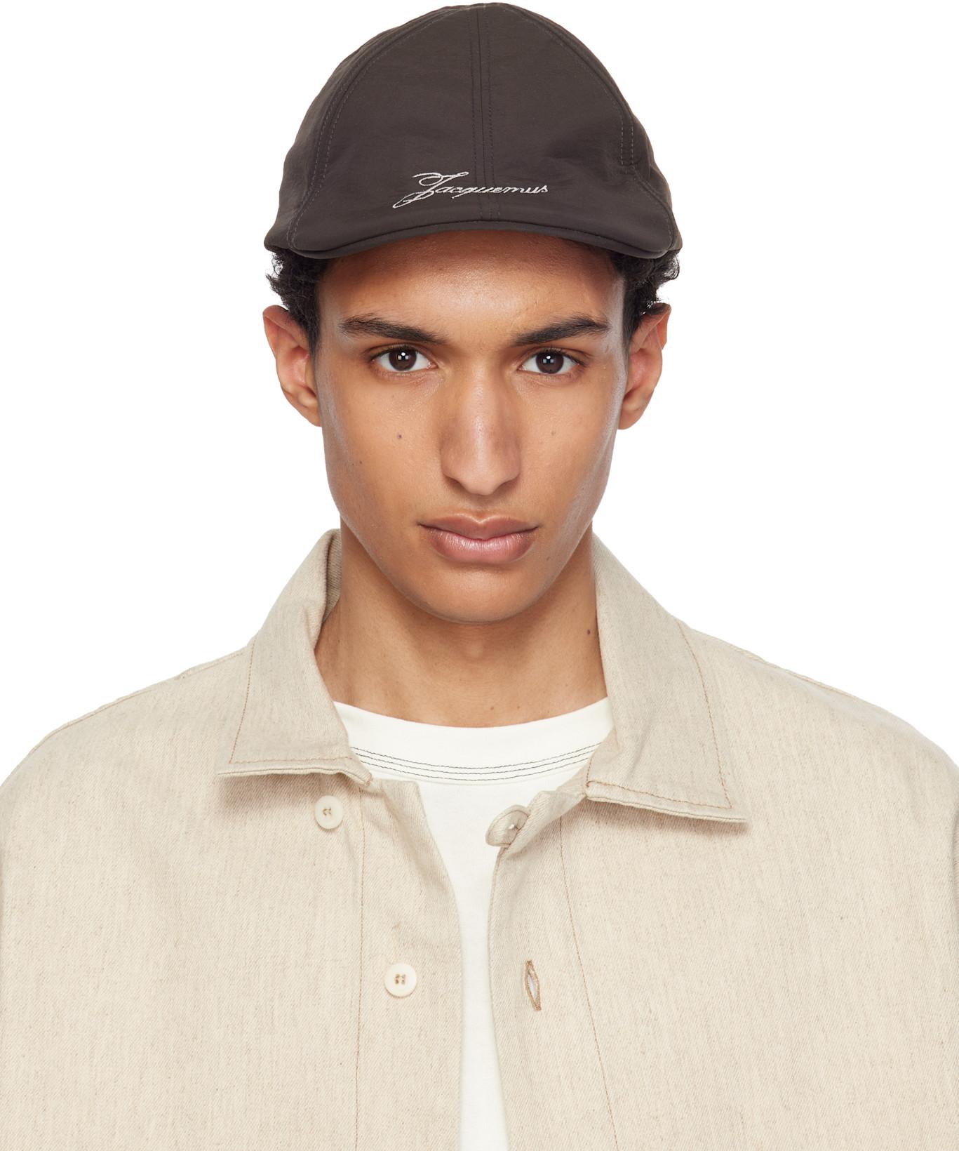 Brown 'The Baluchon' Cap by JACQUEMUS