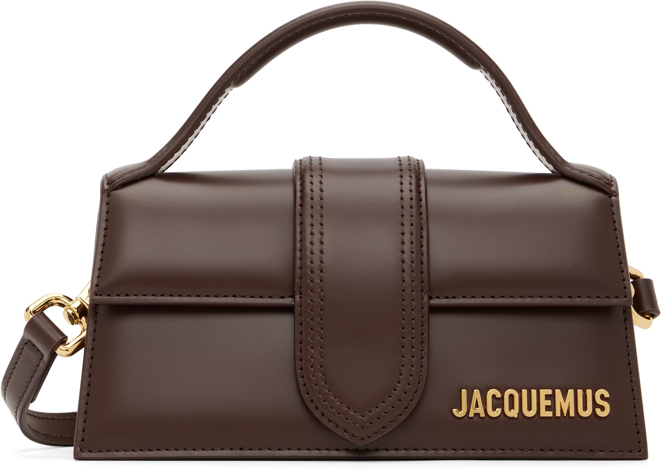 Brown 'The Bambino' Bag by JACQUEMUS