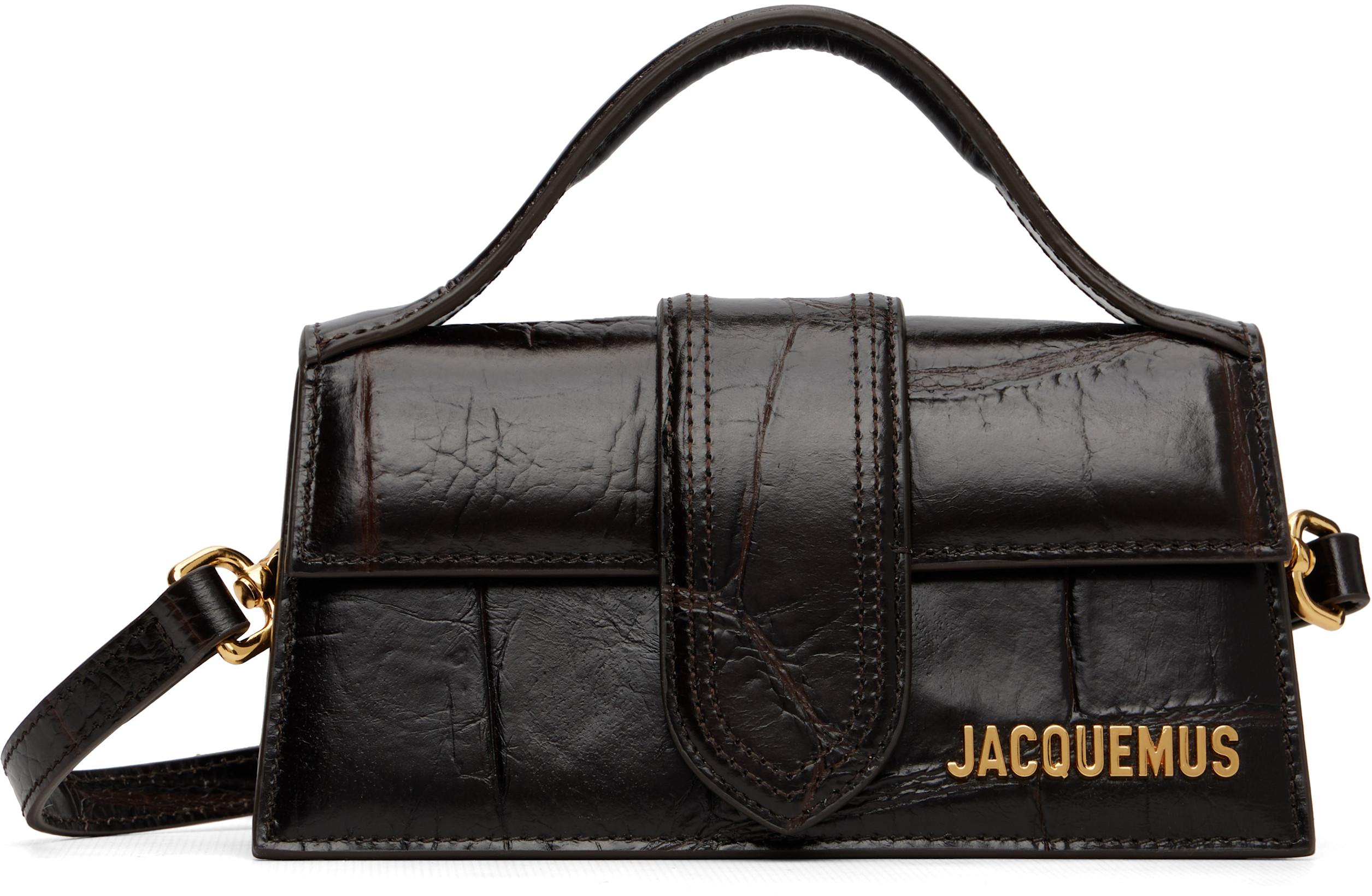 Brown 'The Bambino' Bag by JACQUEMUS