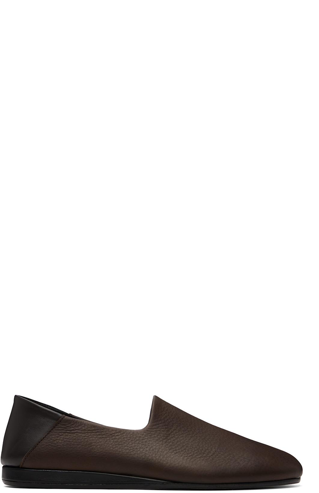 Brown 'The Slippers' Loafers by JACQUEMUS