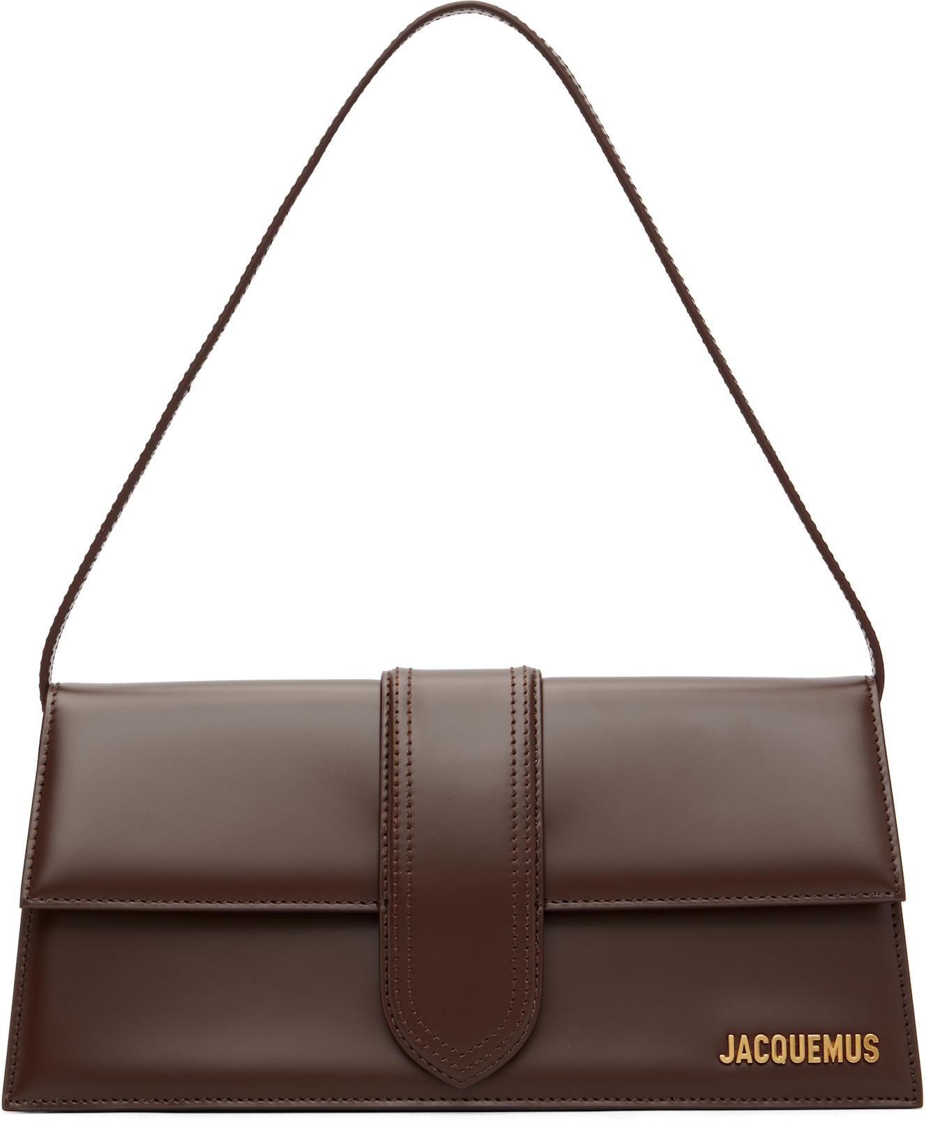 Brown 'The long Bambino' Bag by JACQUEMUS