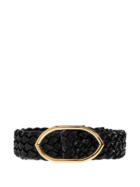 Calisson braided leather belt by JACQUEMUS