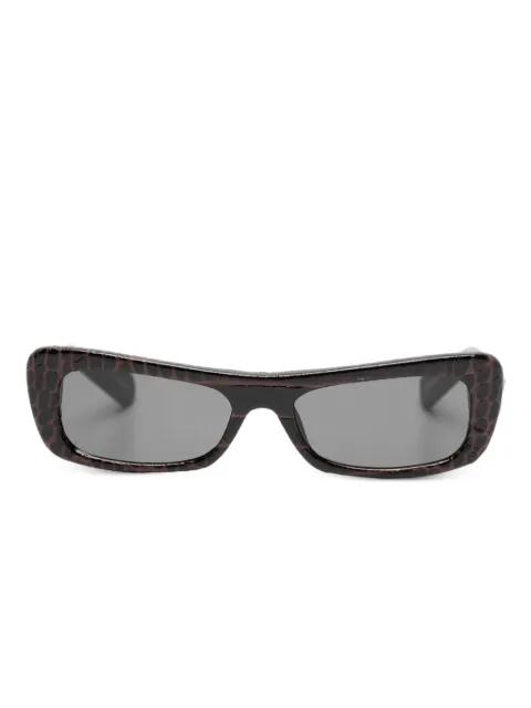 Capri crocodile-effect sunglasses by JACQUEMUS
