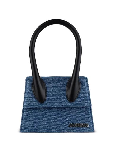Chiquito denim top-handle medium tote bag by JACQUEMUS