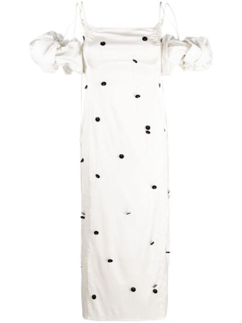 Chouchou polka-dot midi dress by JACQUEMUS