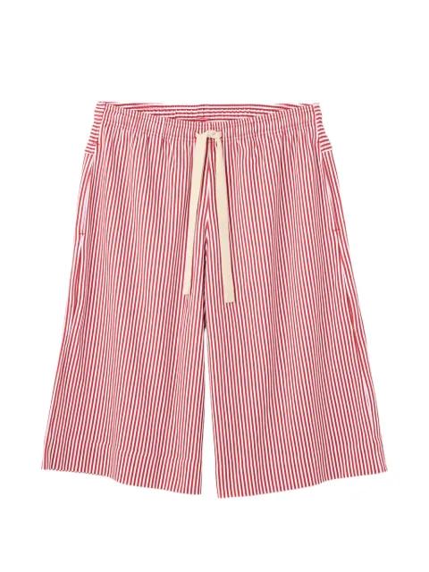 D'été stripe-print drawstring shorts by JACQUEMUS