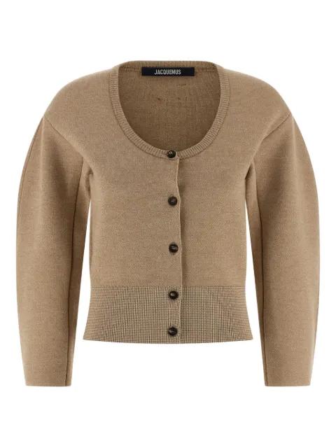 Doppio button round-neck cardigan by JACQUEMUS