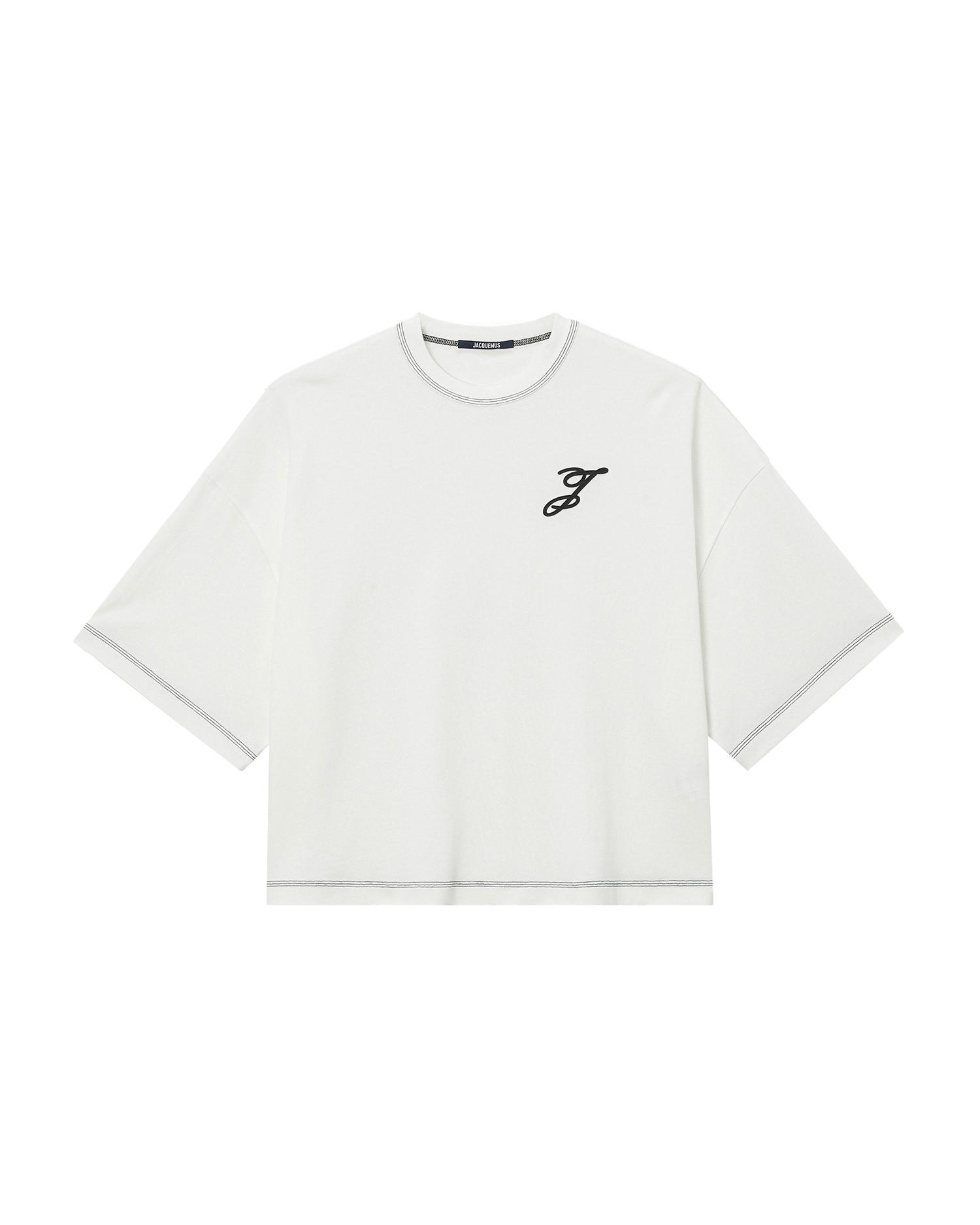 Embroidered tee by JACQUEMUS